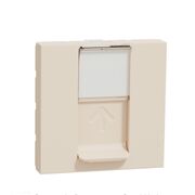 Розетка комп'ютерна RJ45 (кат. 6) неекран. Unica New (2 мод. бежевий) Schneider Electric NU341544
