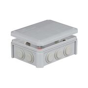 Коробка розподільна 150х116х67мм зовнішня IB1001 IP55 із гумовими сальниками UNIKA PLANK Electrotechnic