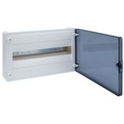 Накладний 18 модулів з  прозорими дверцятами, (1х18), GOLF