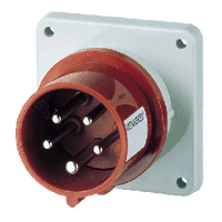 Штекер 32A 5P 6H 400V IP44 панельный  Mennekes : інтернет-магазин Elmar Україна