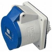 Розетка 16A 3P 6H 230V  IP44 панельная прямая Mennekes : інтернет-магазин Elmar Україна