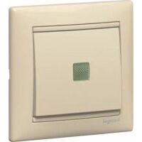 Вимикач одноклавішний з підсвічуванням Valena (слонова кістка) : інтернет-магазин Elmar Україна