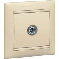 Розетка телевізійна TV прохідна Valena (слонова кістка) : інтернет-магазин Elmar Україна