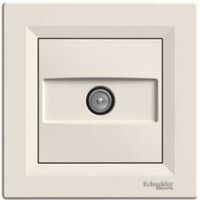 Телевизионная розетка TV концевая Asfora (кремовый) : інтернет-магазин Elmar Україна