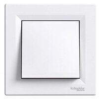 Вимикач 1 кл Asfora перемикач універсальний (білий) : інтернет-магазин Elmar Україна