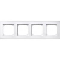 Merten M-Plan Рамка на 4 пост, полярно-білий Термопласт Schneider Electric : інтернет-магазин Elmar Україна