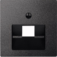 Панель для коммуникационной розетки 1-й Merten System M (антрацит) Schneider Electric : інтернет-магазин Elmar Україна