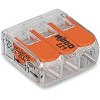 Клемма соединительная 3-контакта для распределительных коробок 0,08-4мм WAGO : інтернет-магазин Elmar Україна