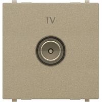 N2250.7 CV Розетка TV простая 2-мод. шампань Zenit : інтернет-магазин Elmar Україна