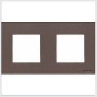 N2272 CC Рамка 2 поста кофейное стекло Zenit : інтернет-магазин Elmar Україна