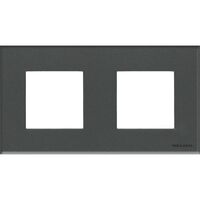 N2272 CF Рамка 2 поста стекло графит Zenit : інтернет-магазин Elmar Україна