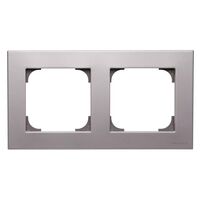 Рамка 2 поста срібний Sky : інтернет-магазин Elmar Україна