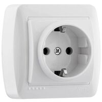 Розетка з/к НМ білий Demet : інтернет-магазин Elmar Україна