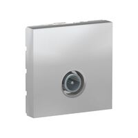 Розетка TV один 2 модуля алюміній Unica New : інтернет-магазин Elmar Україна