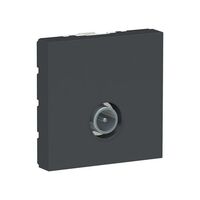 Розетка TV один 2 модуля антрацитац Unica New : інтернет-магазин Elmar Україна