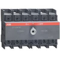 OT125F3C Вимикач перекидний (I-0-II) навантаження 125A 3 полюса (без ручки ) АВВ 1SCA105037R1001 : інтернет-магазин Elmar Україна