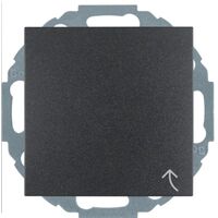 Розетка SCHUKO 16А/250В с откидной крышкой, с заземлением, усиленная защита от прикосновения Berker S.1/B.3/B.7, антрацитовый, матовый Hager 47441606 : інтернет-магазин Elmar Україна