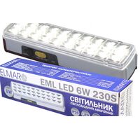 Світильник аварійний EML-9830 LED 6w 220-240V (3.7V1.2Ah) переносний ліхтар на акумуляторі ELMAR : інтернет-магазин Elmar Україна