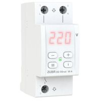 ZUBR D2-50 red, 1ф, 50А, 2мод, вольтметр, мін. напр., макс. напр, термозахист : інтернет-магазин Elmar Україна