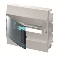 Малий розподільний щит 12M IP41 Mistral вбудований, прозорі двері, з клемними колодками 12 подкл. ABB : інтернет-магазин Elmar Україна