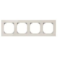 8574 CB Рамка 4-местна Sky (біле скло) Niessen ABB : інтернет-магазин Elmar Україна