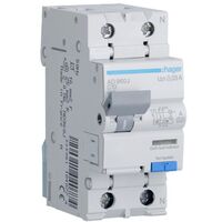 Диференційний автомат 10A 30 mA "C" 6КА "тип A" 1+N 2-модуля Hager : інтернет-магазин Elmar Україна