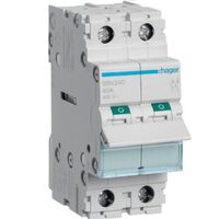 вимикач навантаження 2-полюсний 40А/400В 2-модуля HAGER : інтернет-магазин Elmar Україна