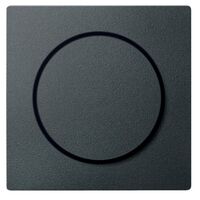 Центральна плата з поворотною рукояткою світлорегулятора SM Антрацит Merten System M : інтернет-магазин Elmar Україна