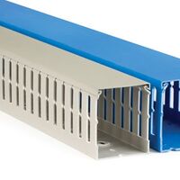 Кабель-канал перфорований короб T1-EF 25x 80 шаг 10мм перф. 4мм L=2м Сірий  QUADRO  ДКС : інтернет-магазин Elmar Україна