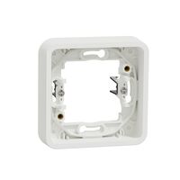 Рамка 1-постоваяс винтами Белая Mureva Styl  Schneider Electric : інтернет-магазин Elmar Україна