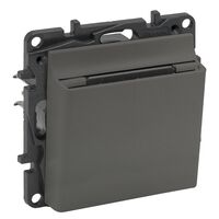 NILOE STEP Выключатель карточный 6А 250В, Цвет Сталь : інтернет-магазин Elmar Україна