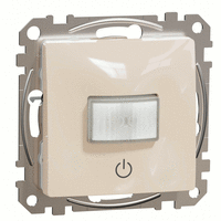 Датчик движения 10А (регул. 1-30хв, 8м, 160гр.), Sedna Design (Бежевый) : інтернет-магазин Elmar Україна