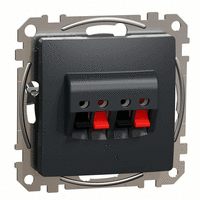 Розетка аудіо, Sedna Design (чорний) : інтернет-магазин Elmar Україна