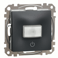 Датчик движения 10А (регул. 1-30хв, 8м, 160гр.), Sedna Design (Черный) : інтернет-магазин Elmar Україна