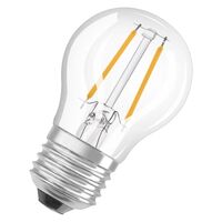 світлодіодна Кулька 4W/827 230V E27 LED Star Classic P 40 Filament Clear LEDVANCE : інтернет-магазин Elmar Україна