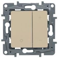 672318 Светорегулятор нажимной 20-400Вт Etika (слоновая кость) Legrand  : інтернет-магазин Elmar Україна