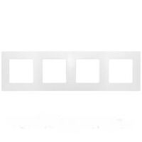 672504 Рамка 4-постовая Etika (белый) Легранд : інтернет-магазин Elmar Україна
