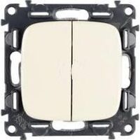 Valena ALLURE переключатель двухклавишный автомат. клеммы слоновая кость : інтернет-магазин Elmar Україна