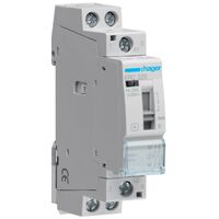 Контактор с ручным управлением 25A 2 полюса  2НО [Uc] 230В [Ue] 230 V AC 1-модульный Hager : інтернет-магазин Elmar Україна