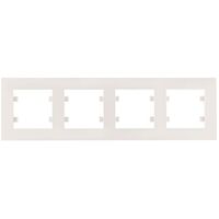 Рамка 4X горизонтальна, Lumina-Intens, біла Hager WL5740 : інтернет-магазин Elmar Україна