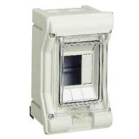 Накладний на 6 модулів, з прозорими дверцятами, IP65, VECTOR : інтернет-магазин Elmar Україна