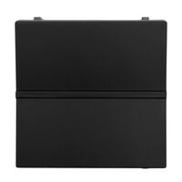 N2202 NT Выключатель проходной (унивверсальный) (сх.6), 2 модульный., Zenit (черный матовый) : інтернет-магазин Elmar Україна