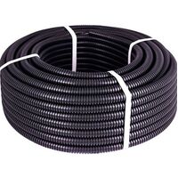 Труба гибкая гофрированная ПВХ 20/15мм_бухта 100м 750Н с протяжкой черная УФ-устойчивая (на улицу) METAKSAN : інтернет-магазин Elmar Україна