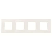 N2274.1 BL Рамка 4-на, Zenit R Solid (білий) : інтернет-магазин Elmar Україна