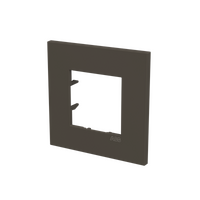Z2271.A AN Рамка 1-ная, Zenit S (антрацит) : інтернет-магазин Elmar Україна