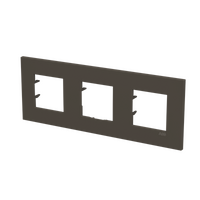 Z2273.A AN Рамка 3-ная, Zenit S (антрацит) : інтернет-магазин Elmar Україна