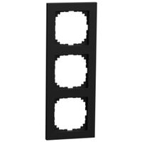 Рамка 3 посту M-Pure Ocean Plastic матовий чорний Schneider Electric Merten MEG4030-3603 : інтернет-магазин Elmar Україна