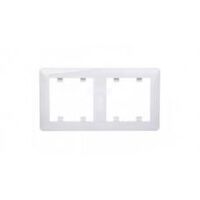 Рамка 2-місна горизонтальна Lumina-Soul біла Hager WL5220 : інтернет-магазин Elmar Україна