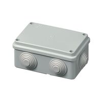 Коробка розподільна 120х80х50мм зовнішня IP55 з гумовими сальниками ELETTROCANALI : інтернет-магазин Elmar Україна
