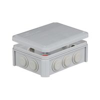 Коробка распределительная 150х116х67мм наружная IB1001 IP55 с сальниками резиновыми UNIKA PLANK Electrotechnic : інтернет-магазин Elmar Україна